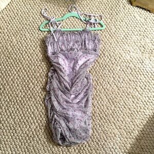 Katie J purple floral dress size small